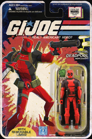 Illustration for article titled Even Deadpool's Not Sure How He Ended Up as a G.I. Joe Figure